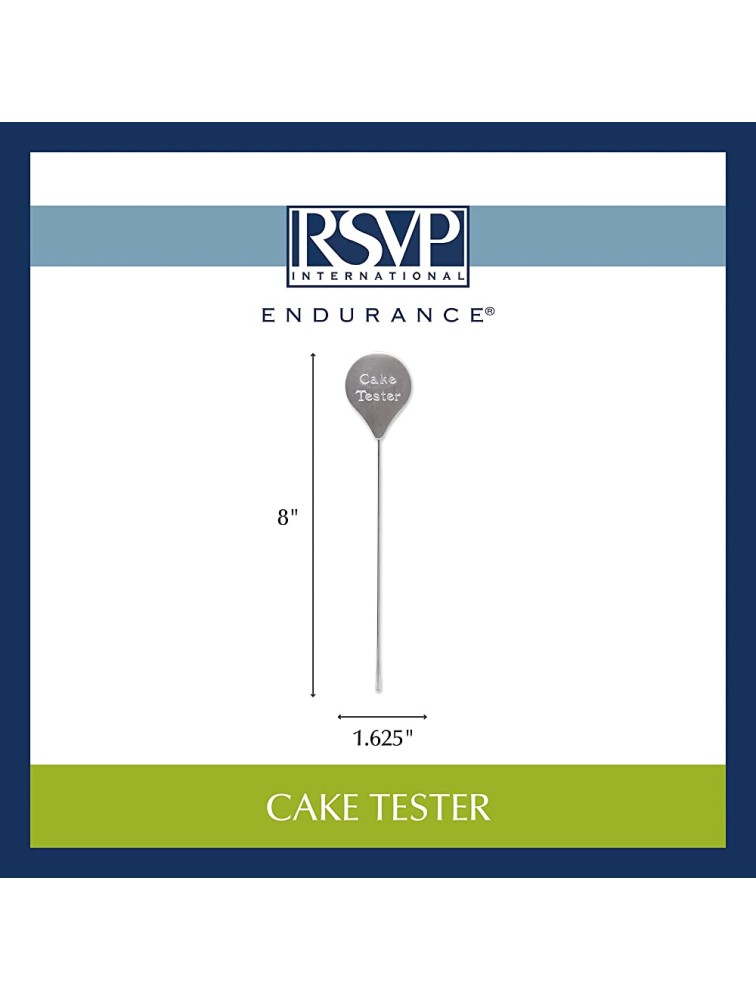 RSVP International Endurance Kitchen Baking Tool Collection Cake Tester Stainless Steel - BHSGR4JZX