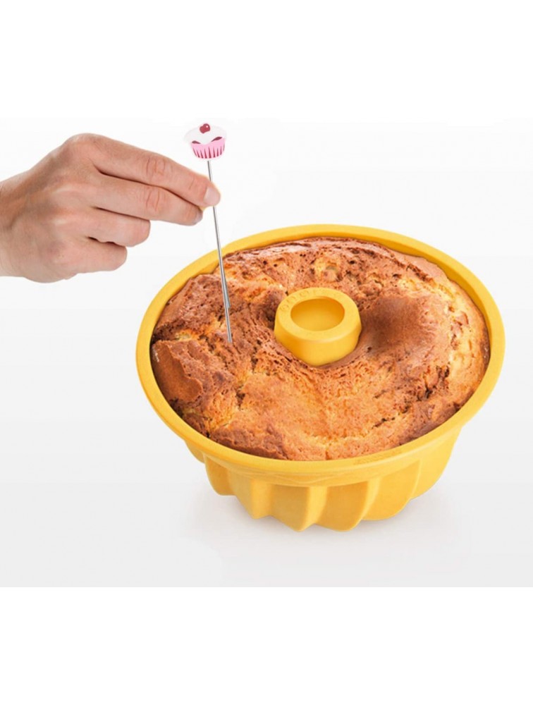 UPKOCH 3pcs Cake Tester Probe Cute Skewer Stainless Steel Cupcake Muffin Tester Stirring Pin Baking Cooking Bread Kitchen Tool - BUCYR1HEH