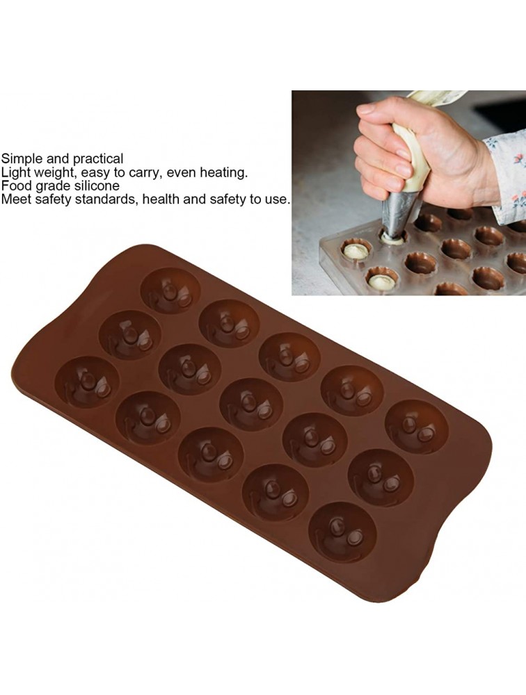 Baking Tray Soft Cake Mold Tear Resistance for Kitchen HomeSmiley face - BW7VV1PZB