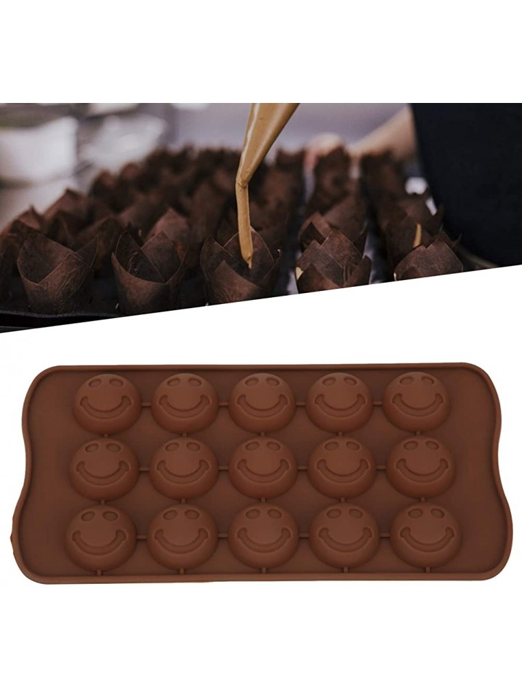 Baking Tray Soft Cake Mold Tear Resistance for Kitchen HomeSmiley face - BW7VV1PZB