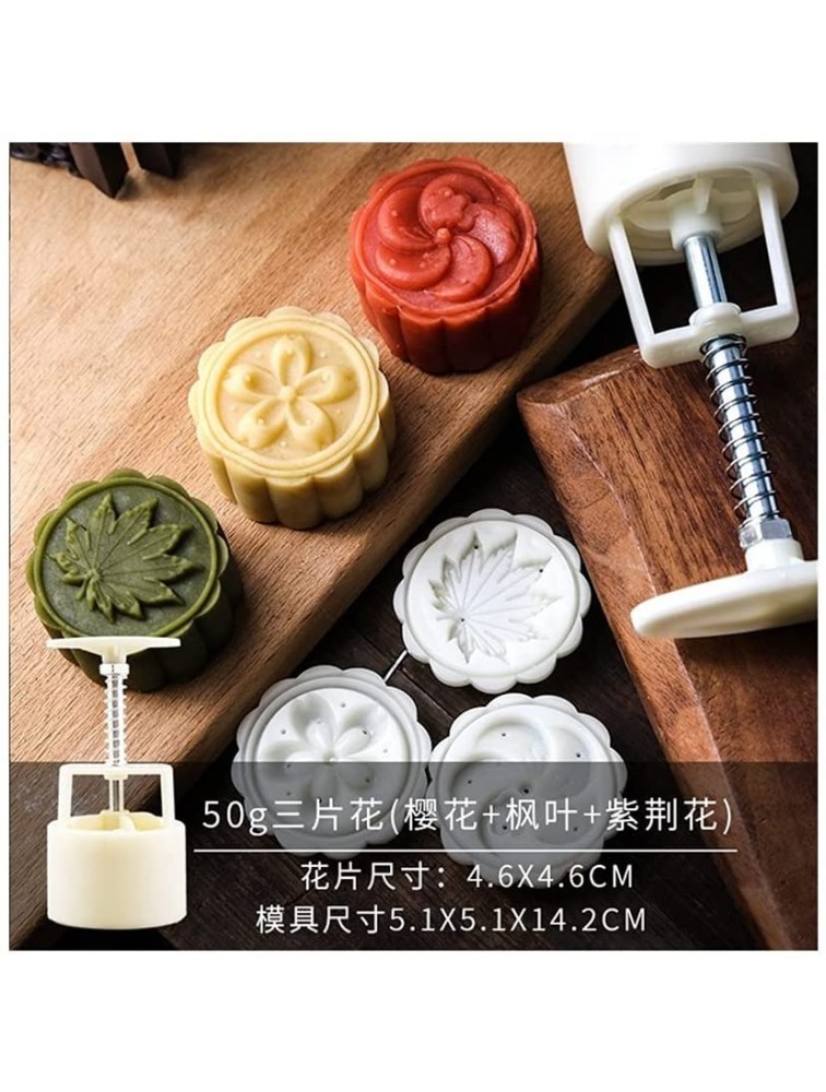Cake Pan Chocolate mold Non-stick Mold Household Printing Tools Fondant Mooncake Mold Mung Bean Cake Mold Abrasive Pastry Tools Hand-pressed Baked Snack Color : Plum - BL1HC3KMQ