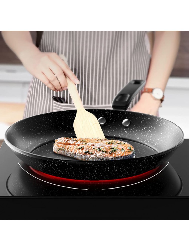 wdpinpan Household Kitchen Breakfast Pancake Pan,Non-Stick Marble Frying Pan,5-Layer Composite Pot Bottom,Even Heat Conduction,Easy Clean,General Purpose for Induction Cooker Gas Stove - BWF0XVB3V
