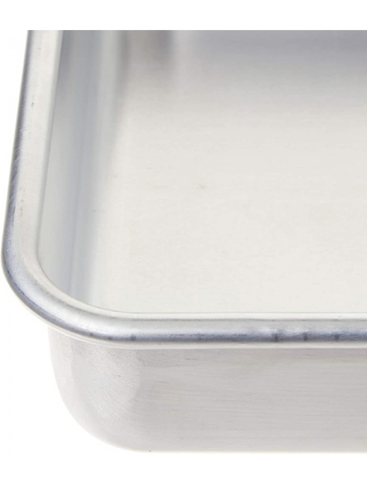 Nordic Ware 47500 Nordic Ware Naturals Aluminum Commercial 8 x 8 Square Cake Pan 8 by 8 inches Silver - BN5509D4H