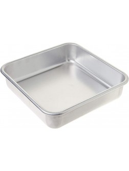 Nordic Ware 47500 Nordic Ware Naturals Aluminum Commercial 8" x 8" Square Cake Pan 8 by 8 inches Silver - BN5509D4H