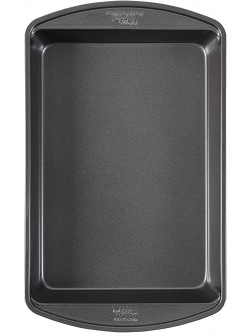 Wilton Perfect Results Nonstick Oblong Cake Pan 13 by 9 by 2-Inch Silver - BG96QAEON
