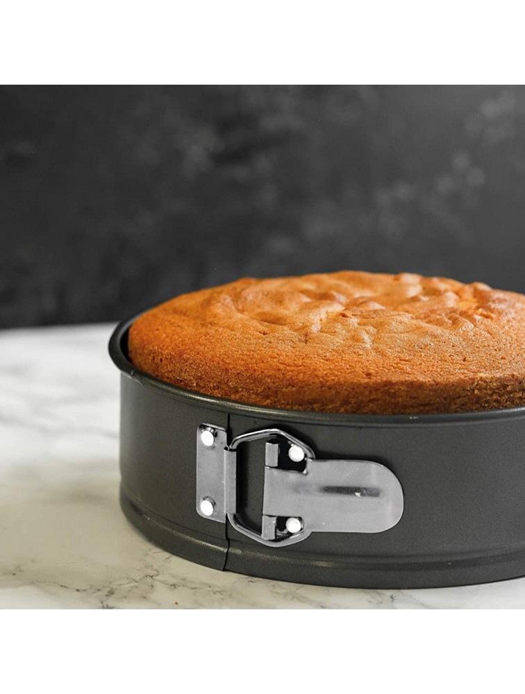 Kitchen Craft Master Class Non-Stick 20cm 8 Springform Round Cake Pan Tin KCMCHB19 - B82EK2FXG