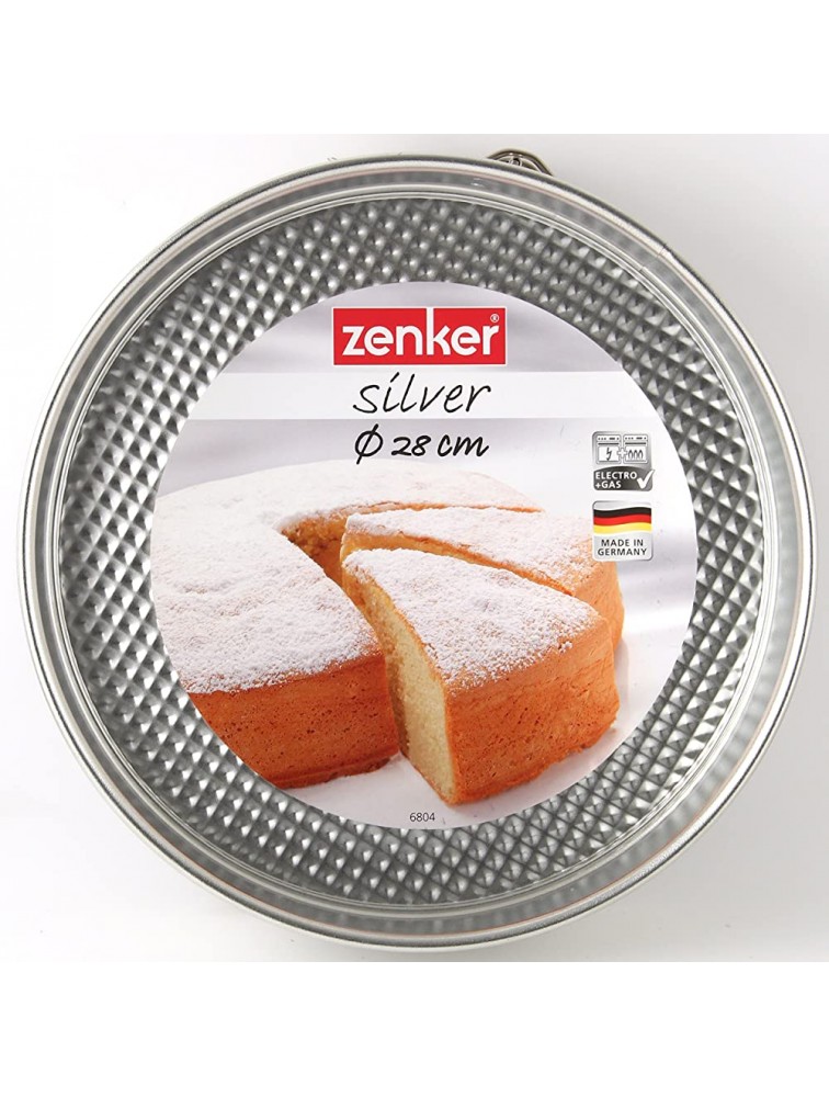 Zenker Tin Plated Steel Springform Pan 11-Inch Metallic - BD0RANJJ9