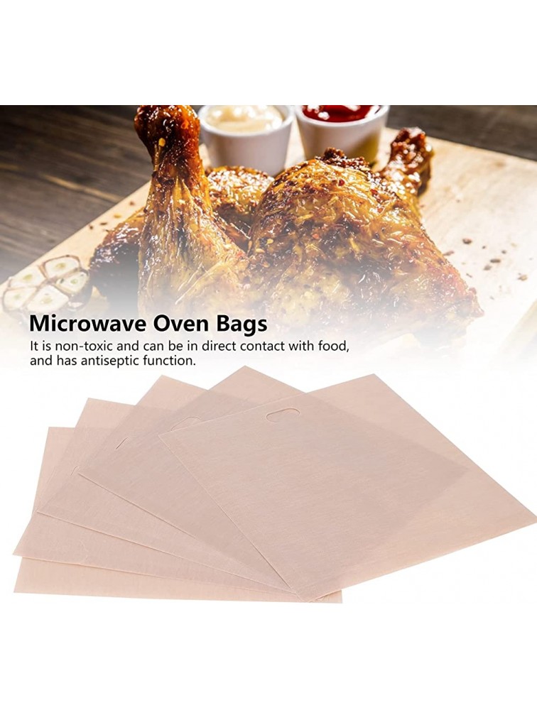 Bags Non‑ Barbecue Bag Heat Resistance Reusable Safe Easy To Clean with 5 X Barbecue Bag for a Toaster Microwave Oven or Grill1618CM 5 packs - BYY7464ZV