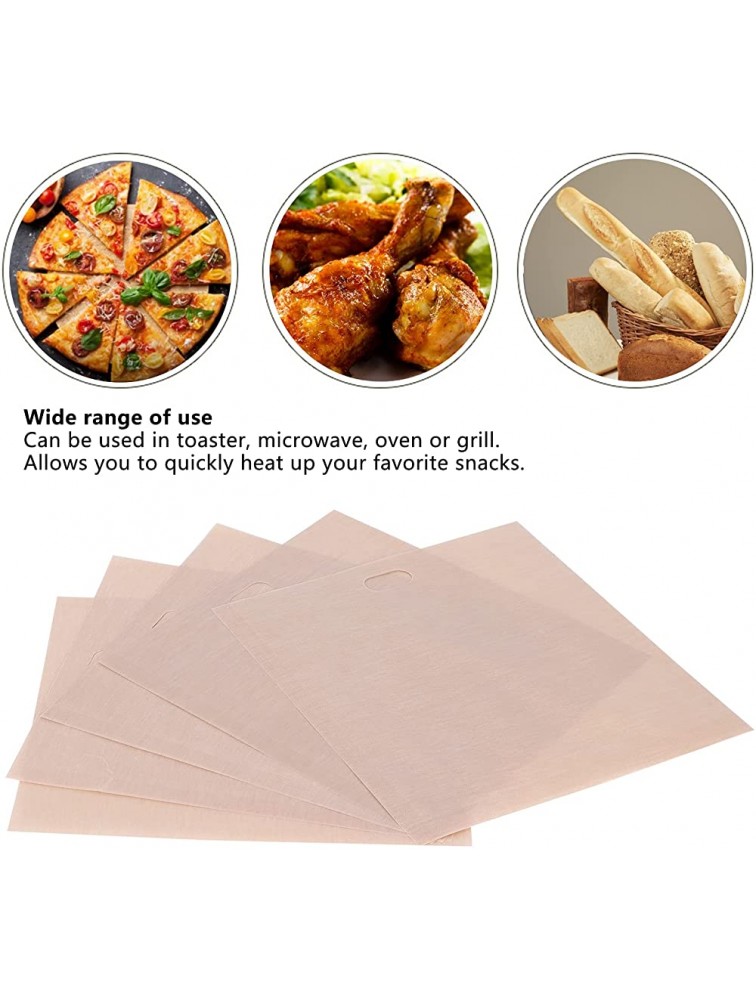 High Temperature Bags Reusable Microwave Oven Bags with 5 X Barbecue Bag for Most People for a Toaster Microwave Oven or Grill16 * 18CM 5 packs - BZFXSZ3K4