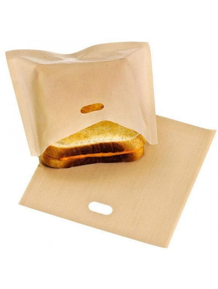 Kitchen & Dining 12pcs Set Toaster Bag Non-Stick Bread Bag Reusable Sandwich Bag Glass Fiber Toast Microwave Oven Heating Pastry Tool,Easy to Clean,Non Stick Toaster Bags Reusable - BH9Z0R43N