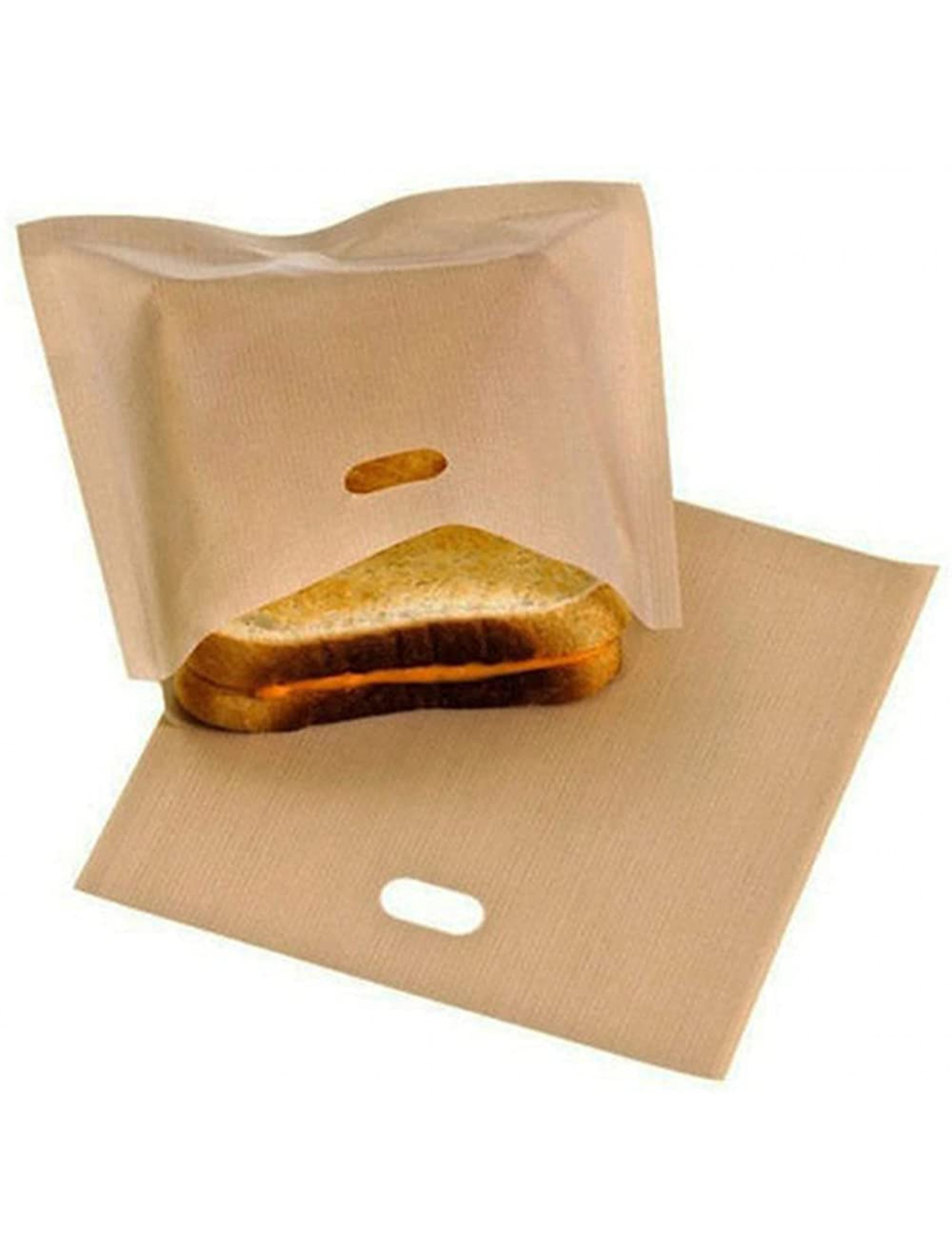 SHHMA Toaster Bags 10 Pcs Toaster Pockets for Grilled Cheese Sandwiches Pizza Panini Toast Washable Arbitrary Cropping,16x16.5cm - BEFS0HFBU