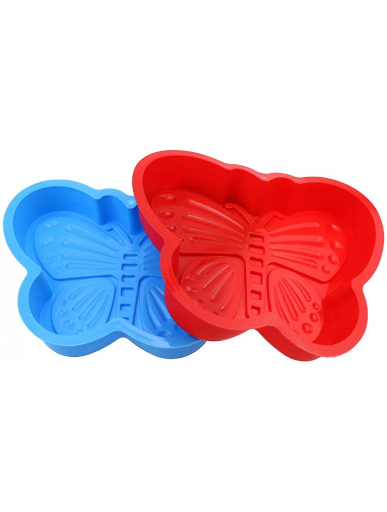 2 PACK 3D Butterfly Cake Pan Silicone Mold Butterfly Shape Cake Pie Baking Pan Molds for Wedding Christmas Birthday Cake Baking Pan - BAY7Q2C2G