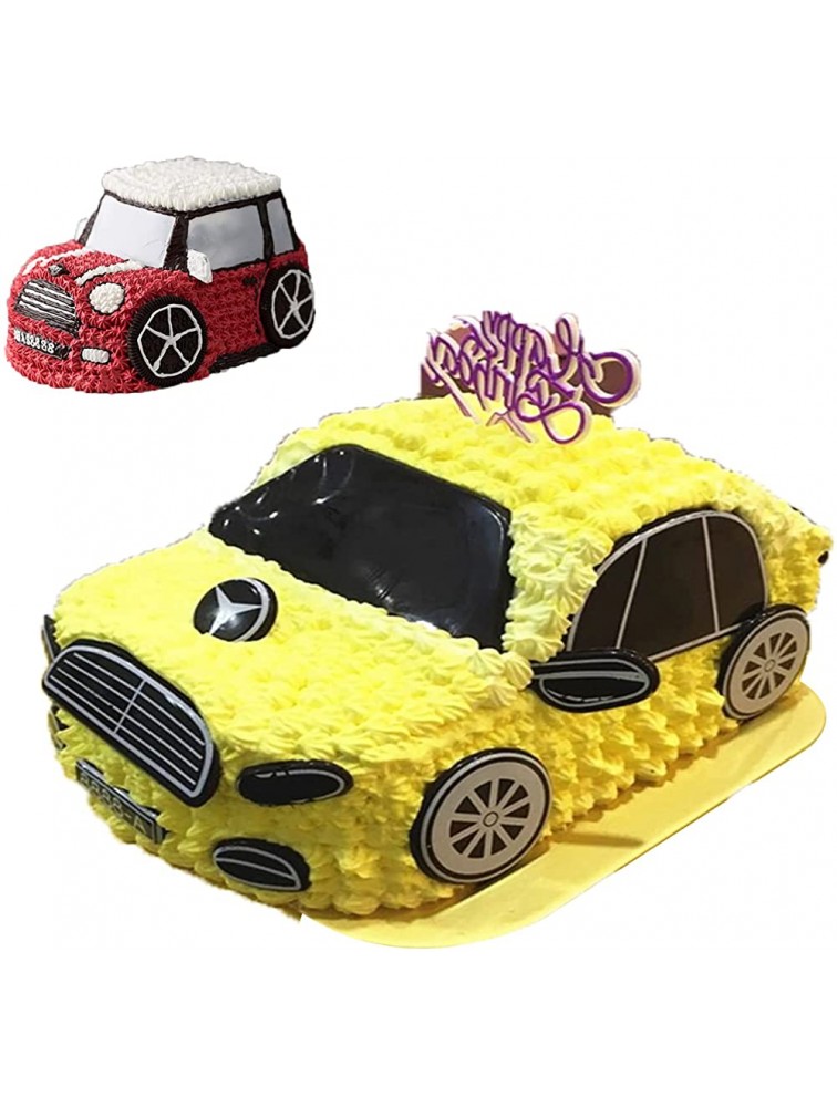 Car Cake Pan Aluminum 3D DIY Kids Birthday Cake Pan - BT70R6BX2