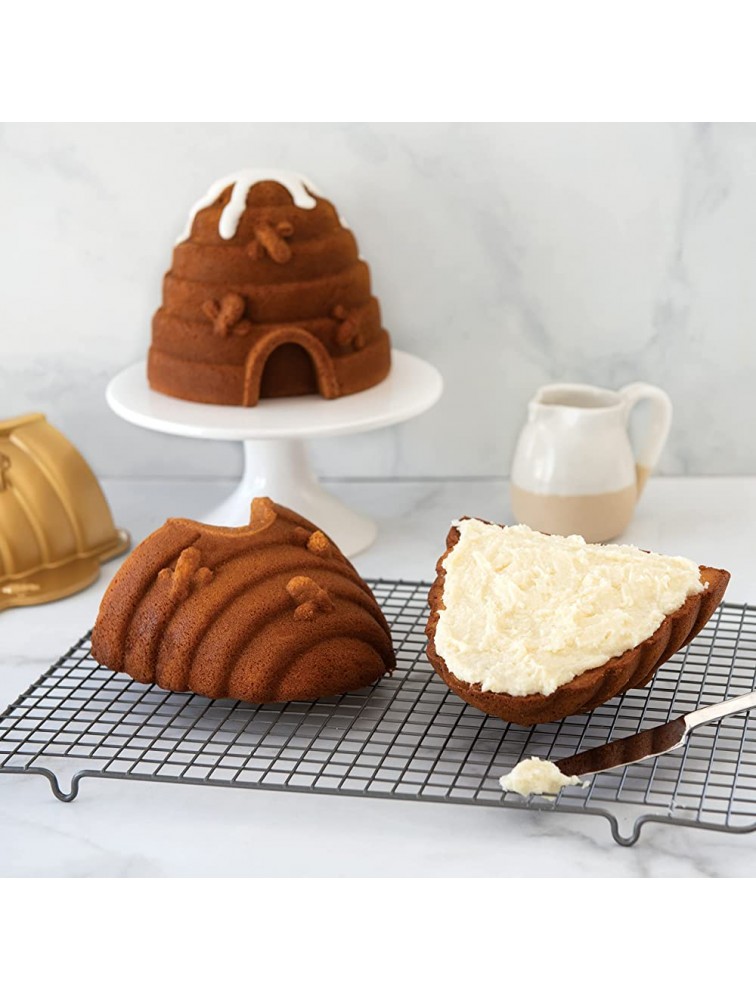 Nordic Ware Beehive Cake Pan One Gold - BO0BHAE48