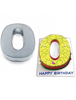 Small Number Wedding Birthday Anniversary Cake Baking Pan Tin 10" X 8" 0 - BNEM6W243