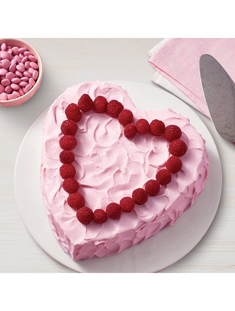 Wilton Decorator Preferred Heart Shaped Cake Pan 8-Inch Aluminum - BNU88CJE4