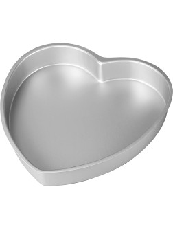 Wilton Decorator Preferred Heart Shaped Cake Pan 8-Inch Aluminum - BNU88CJE4