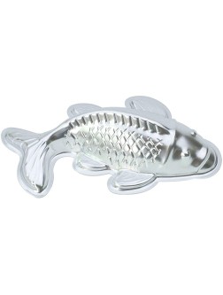 ZDYWY 10 Inch Fish Carp Shaped Aluminum 3D Baking Mould Cake Mold Tin Birthday Cake Pan Fish Carp - B7VWMX50C