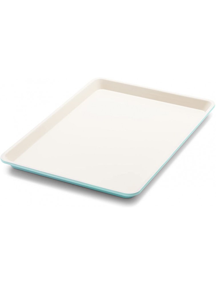 GreenLife Bakeware Healthy Ceramic Nonstick 18" x 13" Half Cookie Sheet Baking Pan PFAS-Free Turquoise - BP17HZM8U