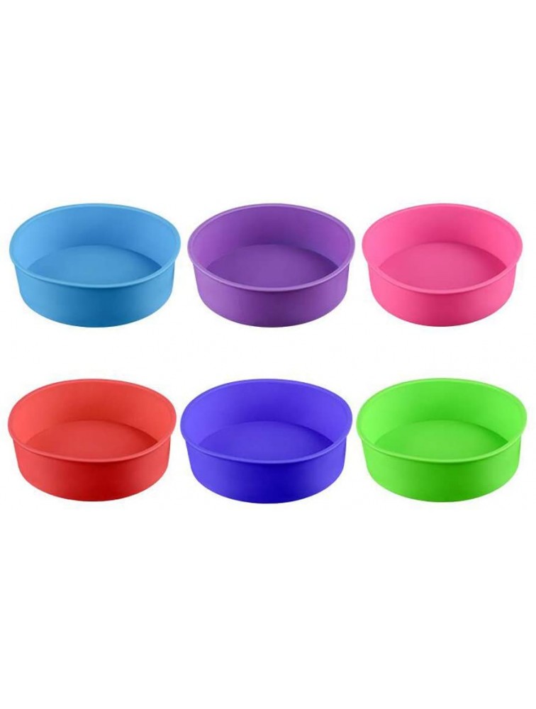Home Kitchen,Dining Pastry tools Round Silicone Mold Set 2 Layers Mousse Cake Moulds Baking Pan for Birthday Cake Molds - BRNSN35EQ