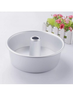 6 inch Round Cake Mold Aluminum Chiffon Mousse Pastry Baking Mould DIY Baking Cake Tools Removable Bottom Hollow Chimney Pan - BVFCPF3KJ