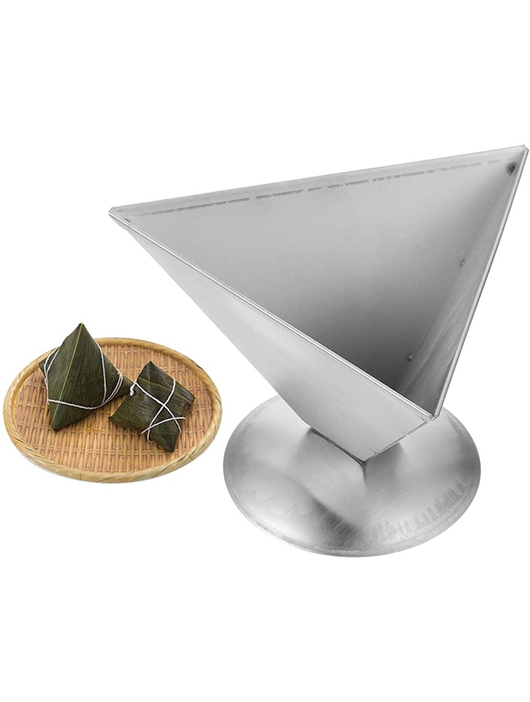 Hemoton Triangle Rice Ball Mold Creative Zongzi Mold Stainless Steel Rice- pudding Mold - BIIX0M7E6