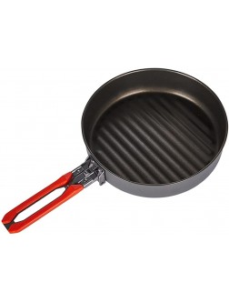 NFEGSIYA Cooking Pots Pot Frying Pan Outdoor Camping Hiking Skillet with Non Stick Coating Color : Orange - B6N3858WQ