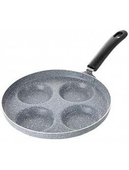 SHYOD Gray Pan Four-Hole Breakfast Omelette Pan Scratch-Resistant Non-Stick Cookware - BMUP3HJ79