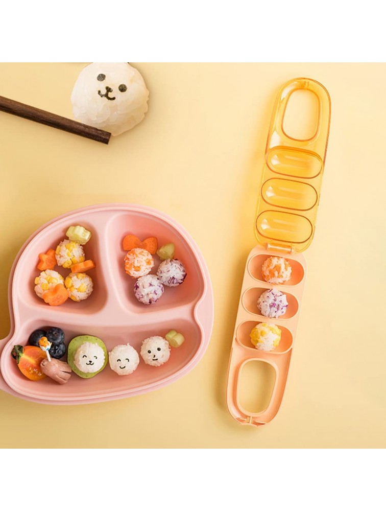 TOYMYTOY DIY Rice Ball Making Mold Shaker Baby Kids Lunch Maker Mould Home Kitchen Tool - BLLL5LSHJ