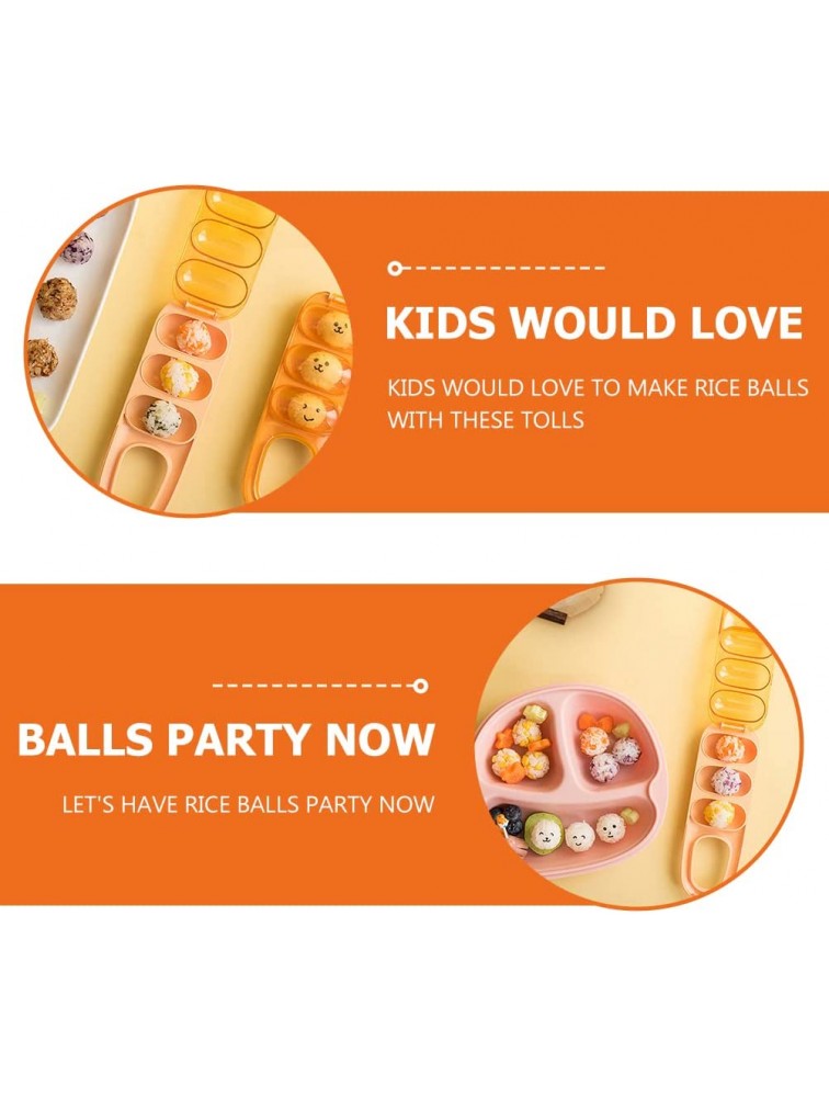 TOYMYTOY DIY Rice Ball Making Mold Shaker Baby Kids Lunch Maker Mould Home Kitchen Tool - BLLL5LSHJ