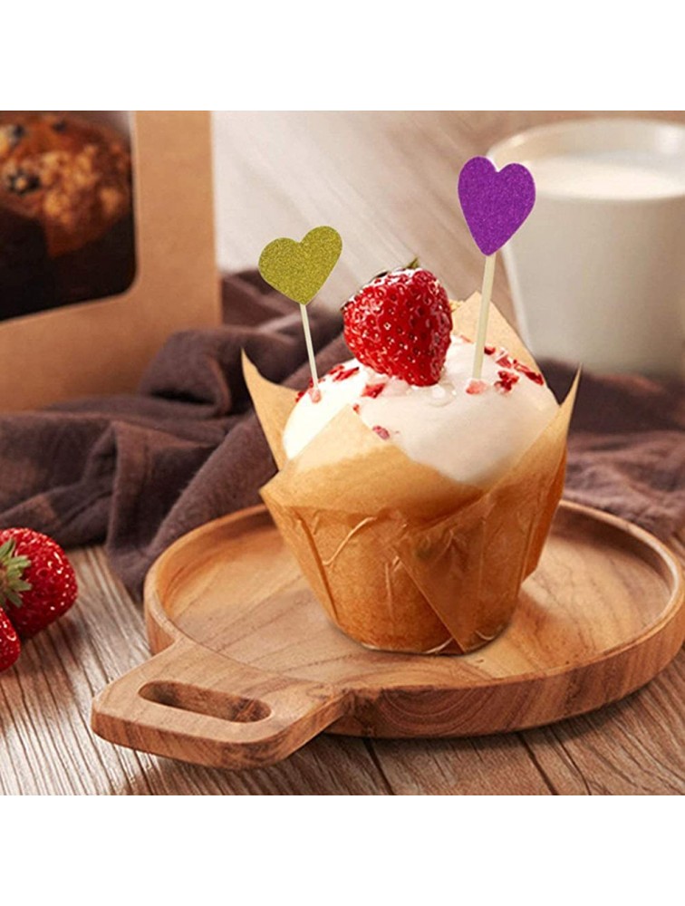 200pcs Tulip Cupcake Liners Baking Paper Cups Holders Greaseproof Muffin Cases Wrappers for Wedding Birthday Party Baby Shower Standard Size Natural - BOHR7DN3T
