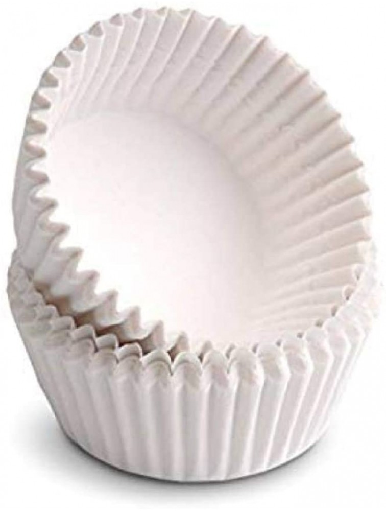 Happy Sales Giant Muffin Cups White Pack Of 100 - BO876SX8R