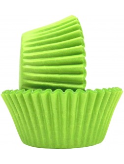 Regency Wraps Greaseproof Baking Cups Standard Solid Lime - BQ4XGHQC2