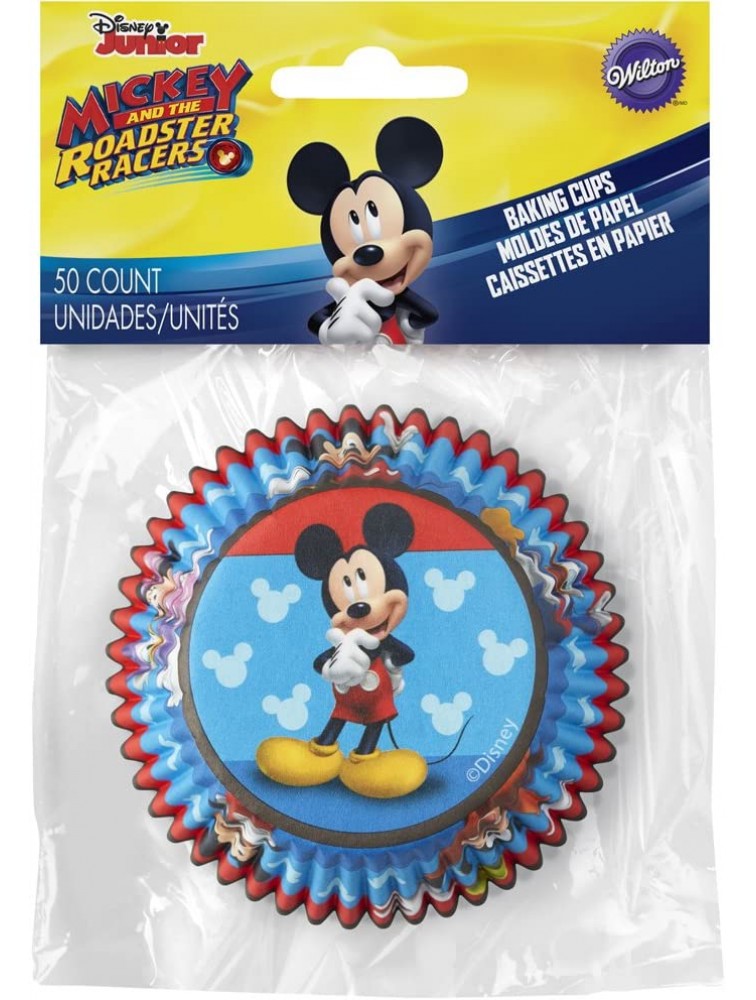 Wilton Mickey and The Roadster Racers Standard Baking Liners Assorted - BHJFK7UBN