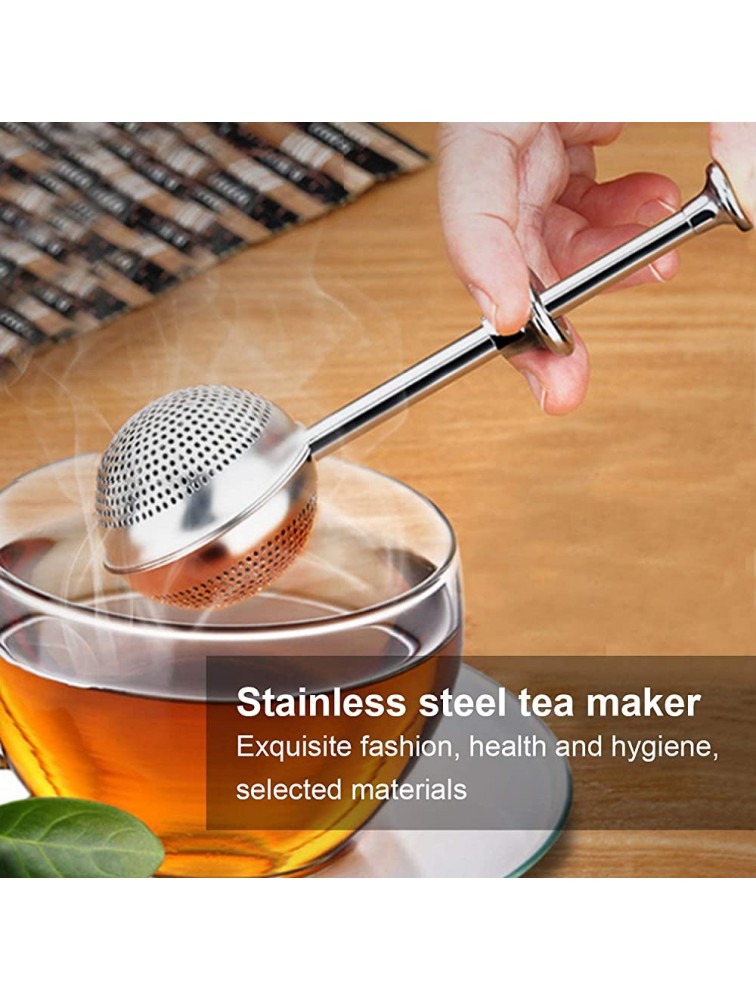 2PCS Powdered Sugar Shaker Duster Stainless Steel Flour Sifter Spring-Operated Handle Confectioners Sugar Shaker for Easy One-Handed Operation - BAYJDL7AN