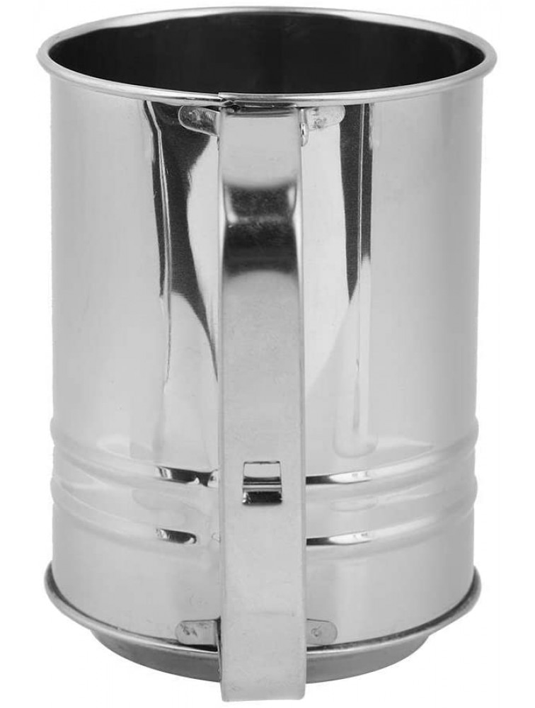 Flour Sifter,Flour Strainer Flour Sifter Portable Stainless Steel Manual Flour Sifter Sieve Flour Strainer Kitchen Cooking Baking Tool For Home Cooking - BI66TFDHI