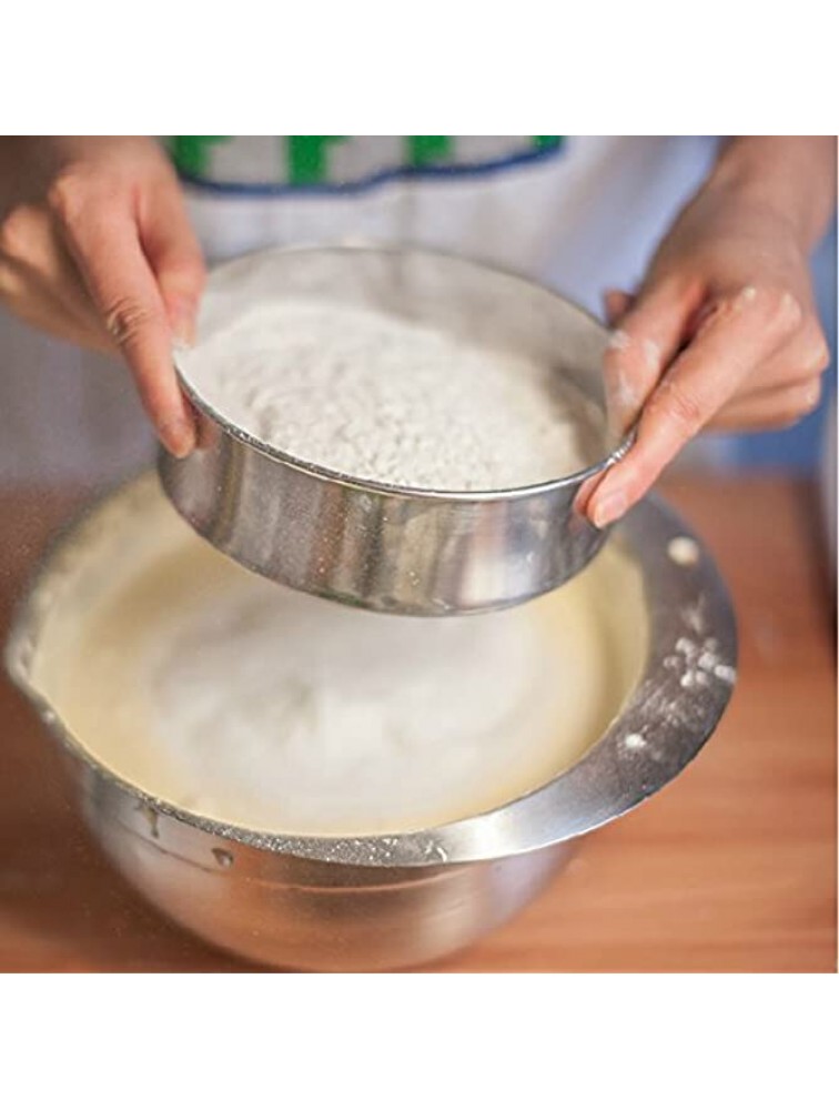 Gabkey Stainless Steel 40 Mesh Flour Sieve Sifting Strainer Cake Baking Kitchen 24cm - BTZYHDTZZ