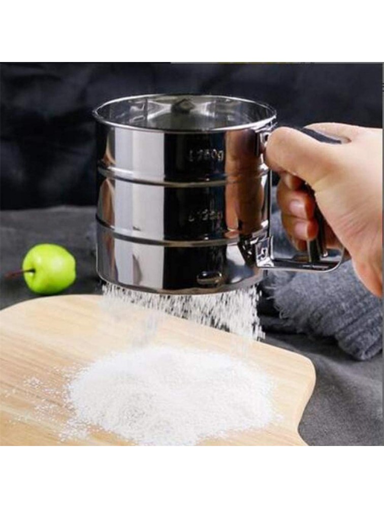 MYXP Stainless Steel Flour Sieve Handheld Powder Flour Mesh Sifter Kitchen Baking Tool - BKPS164SA