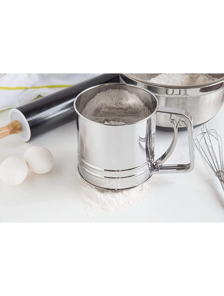 Stainless Steel Flour Sifter for Baking 4 Cup - BPF2DGXBK