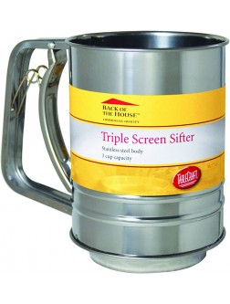 TableCraft 3 Cup Sifter Stainless Steel - B39NQGS03