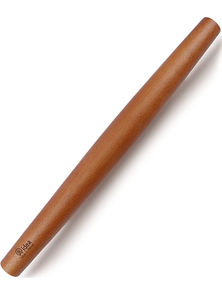 AIDEA Wood Rolling Pin for Baking Dough Roller 15.75-Inch-by-1.38-Inch for Pizza Cookies,Pie - BRSWNG4OZ