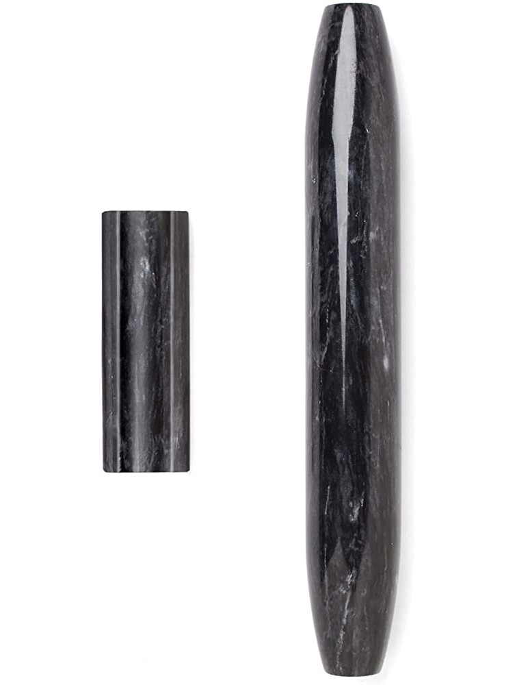 Fox Run 48759 Black Marble French Rolling Pin 2 x 12 x 2 inches - BZUSI0MQ0