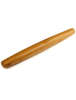 HONGLIDA Classic French Rolling Pins Bamboo Wooden Rolling Pin for Baking Pizza Dough Pie Cookie 13-Inch - B6YJ5CFZ7