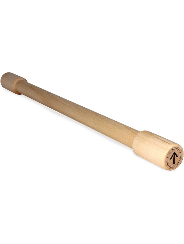 J.K. Adams Lovely Maple Wood Rolling Pin 24-inches by 1-3 4-inches by 1 4-inches - BHHWALMV9