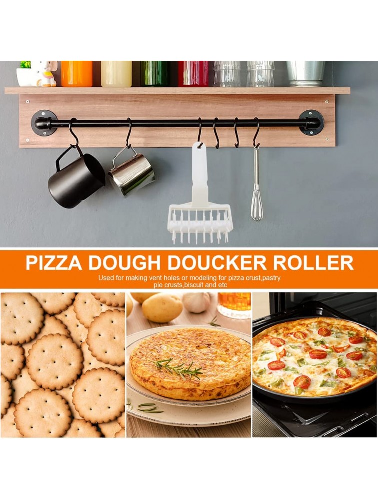 JOGILBOY Dough Docker Pizza Pie Dough Roller Docker Pizza Roller Spikes Time-Saver Dough Docker Hole Punch Crust blistering Killer Baking Tools for Pizza Crust Pastry Dough Pie Pizza Bread - BXAR5ZA45