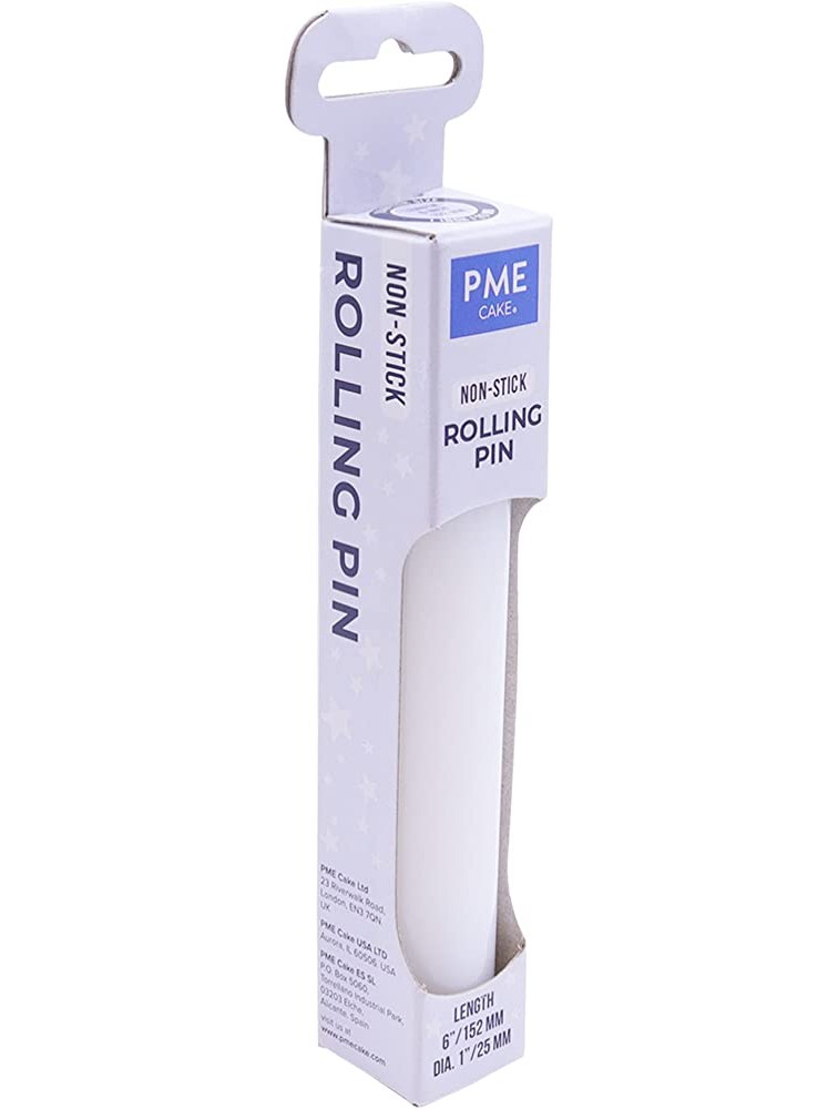PME Non-Stick Polyethylene Rolling Pin 6-Inches - B8AQ43AZW