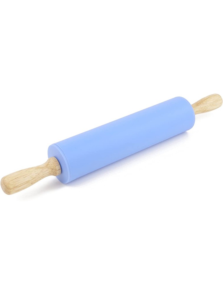 Remeel Silicone Rolling Pin Non-stick Surface Wooden Handle - BUDG8B8U8