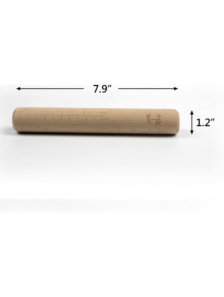 XMYZ Wood Rolling Pins Durable Noodle Stick Rolling Dough Roller for Kitchen Baking - BAUUO50EO