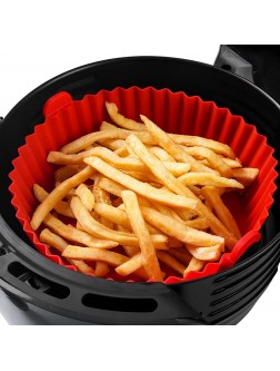 Air Fryer Silicone Pot Air Fryer Oven Accessories Replacement for Flammable Parchment Liner Paper No Need to Clean the Air Fryer Top: 6.3 inches Bottom: 5.7 inches - BOGB4FUAL