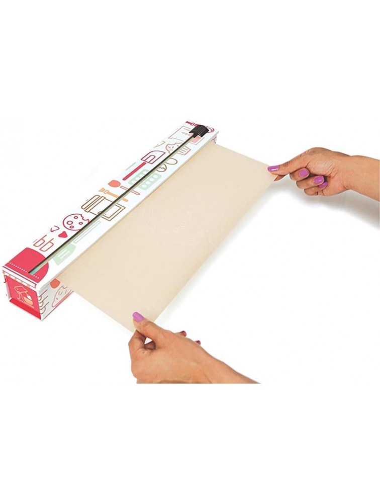 ChicWrap Baker's Tools Parchment Paper Dispenser with 15x 41 Sq. Ft Roll of Culinary Parchment Paper - BO9HTS7BE